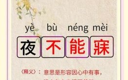 夜不能寐是什么生肖？半夜三更打一个生肖