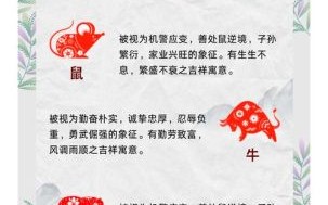 十二生肖的寓意是什么？十二生肖寓意和象征