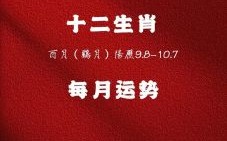 9月的生肖是什么？九月对应哪个生肖