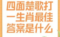 四面楚歌是什么生肖？四面楚歌准确打一动物