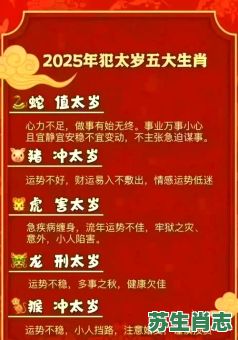 60岁是什么生肖？2025年60岁属什么