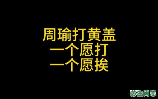 周瑜打黄盖是什么生肖？周瑜打黄盖打最佳一肖