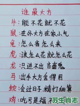 小气的生肖是什么生肖？最小气的生肖第一名