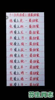 甜言蜜语是什么生肖？甜言蜜语打一最佳生肖