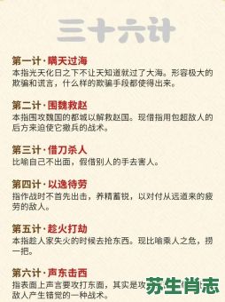 36计是什么生肖？36计是哪三十六计?