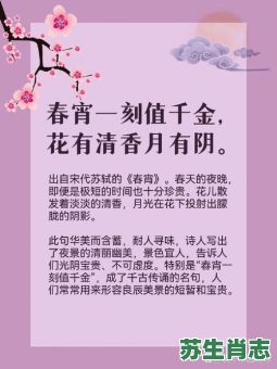 春宵千金是什么生肖？春宵千金打一准确生肖