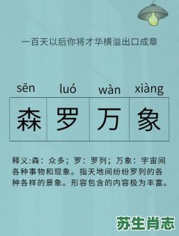 森罗万象是什么生肖？森罗万象暗示什么