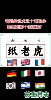 纸老虎是什么生肖？纸老虎打一数字