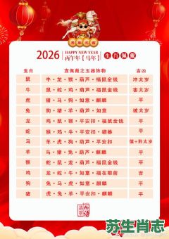 2026年生肖运势详解：你的属相财运与健康运如何？哪个生肖在2026年能迎来事业爱情双丰收？